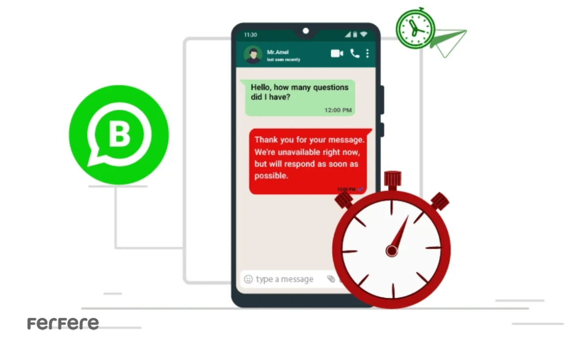 زمانبندی پیام واتساپ آیفون
