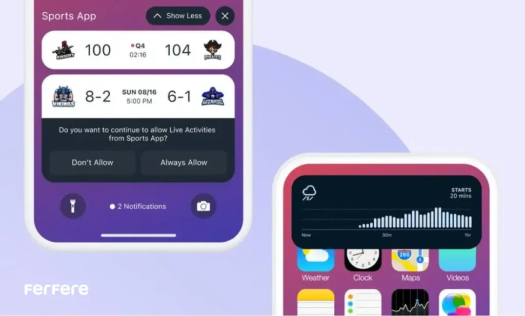 قابلیت Live Activity