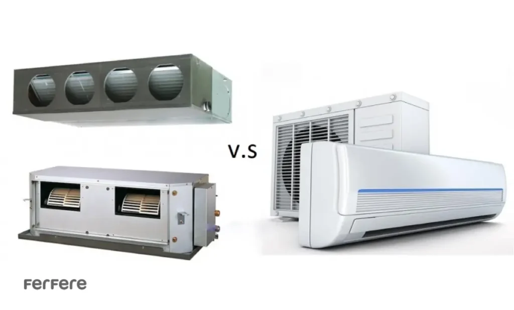 تفاوت داکت اسپلیت و کولر گازی