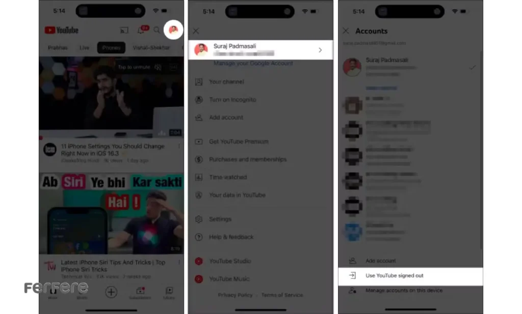 خطای Something went wrong یوتیوب