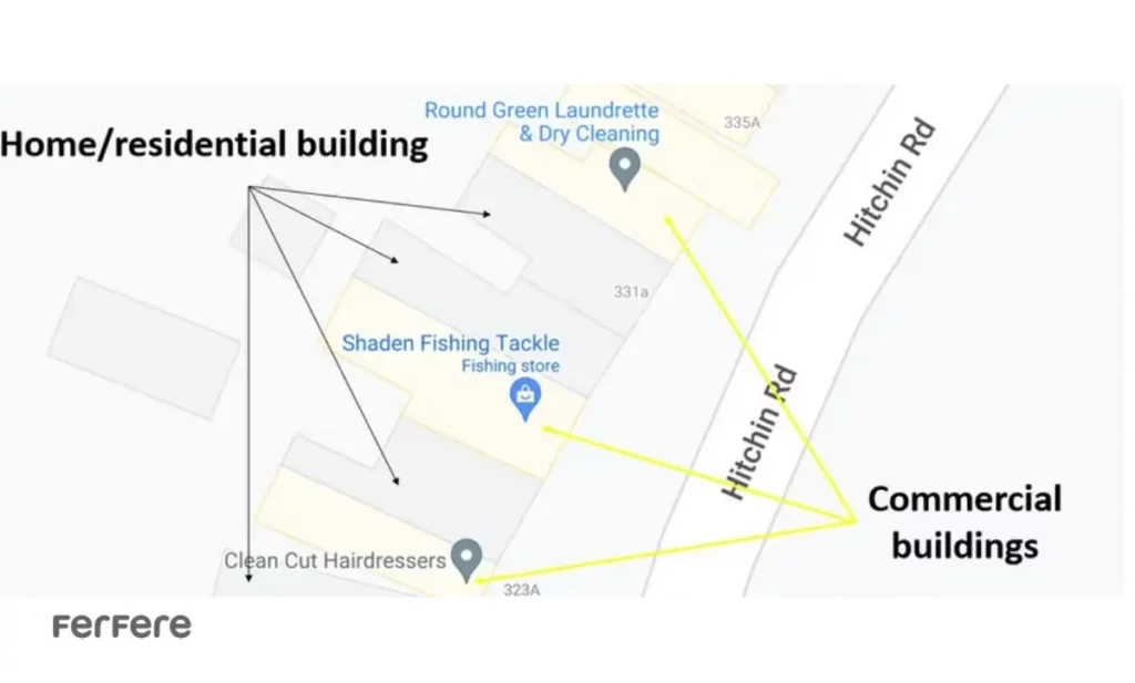 معنی رنگ‌های Google Maps