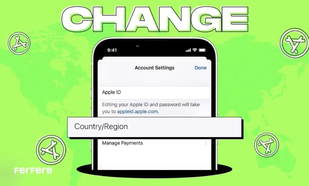 تغییر موقعیت آیفون