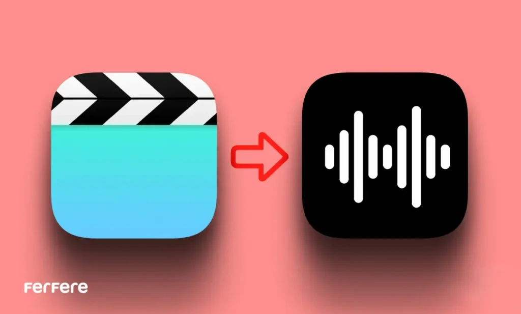 استخراج صدا از ویدیو آیفون