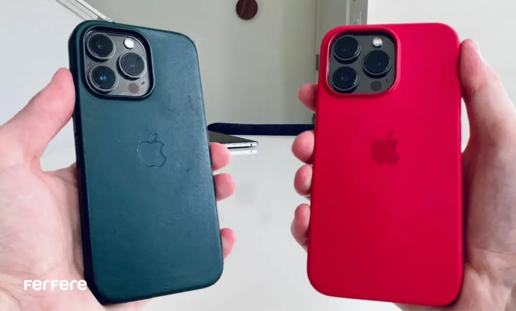 مقایسه قاب گوشی چرمی و سیلیکونی