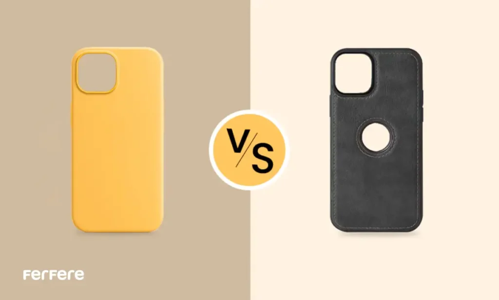 مقایسه قاب گوشی چرمی و سیلیکونی