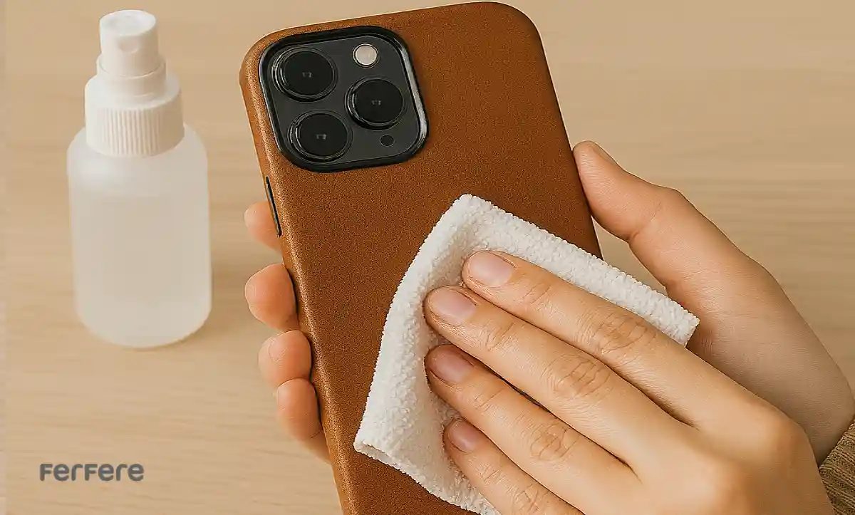 تمیز کردن قاب گوشی بدون آسیب