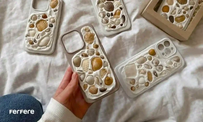 ساخت قاب گوشی دخترانه با طراحی دست ساز