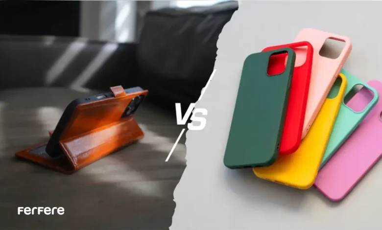 مقایسه قاب گوشی چرمی و سیلیکونی