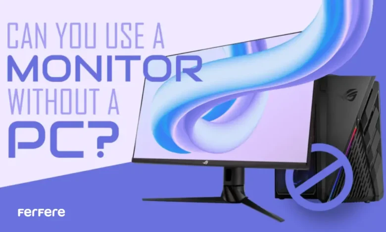 استفاده از مانیتور بدون کامپیوتر