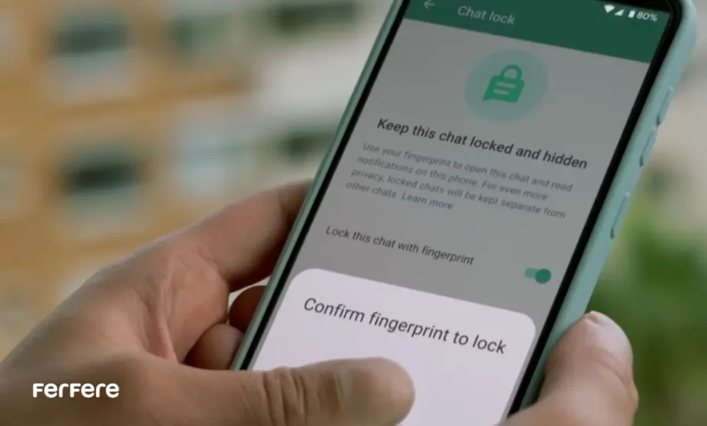 مخفی کردن چت قفلشده واتساپ