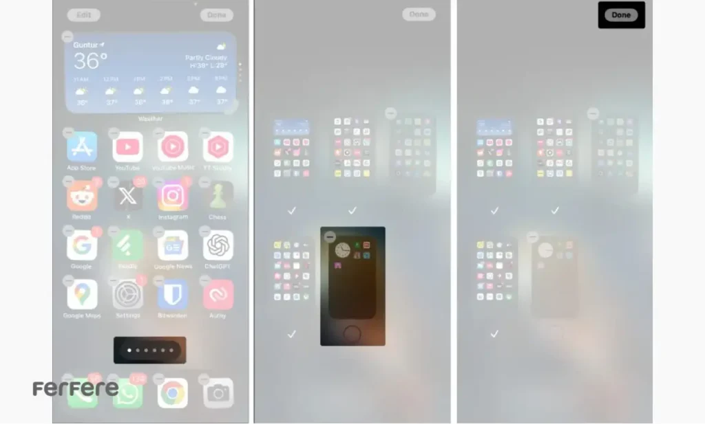 ریست صفحه اصلی آیفون