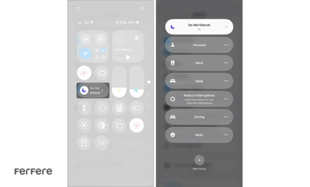 خاموش کردن نوتیفیکیشن آیفون روی مک بوک