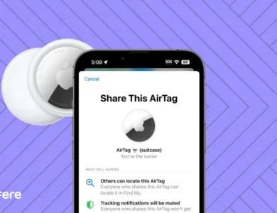 اشتراکگذاری مکان ایرتگ