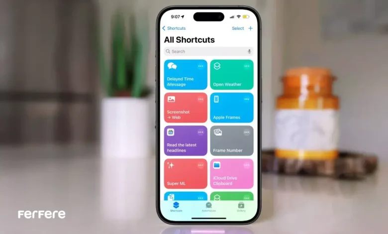 ویرایش شورتکات در آیفون