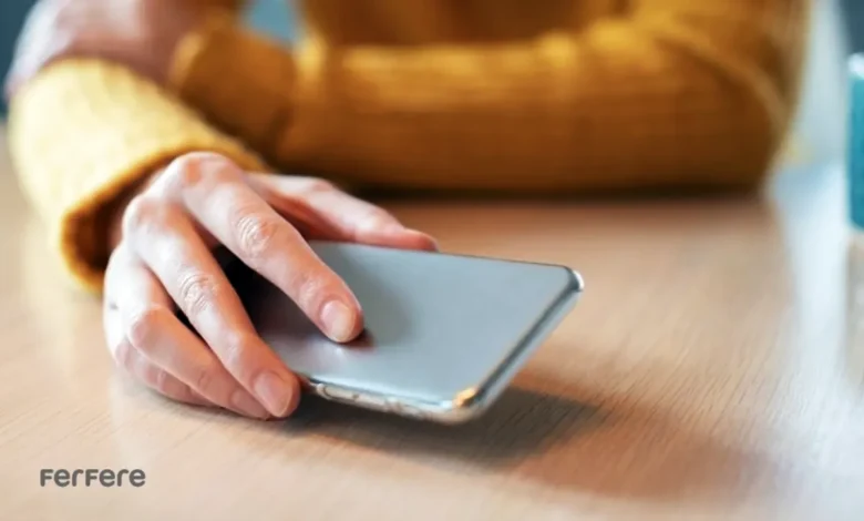 بی صدا کردن تماس با چرخاندن گوشی