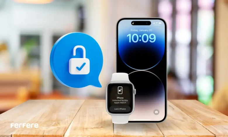 باز کردن قفل آیفون با اپل واچ