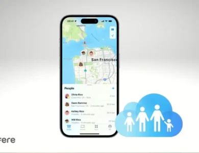 اشتراک گذاری مکان در آیفون