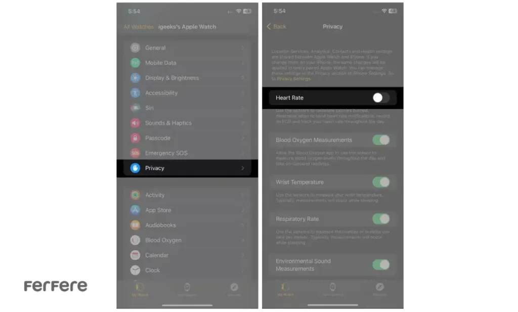 چراغ سبز اپل واچ