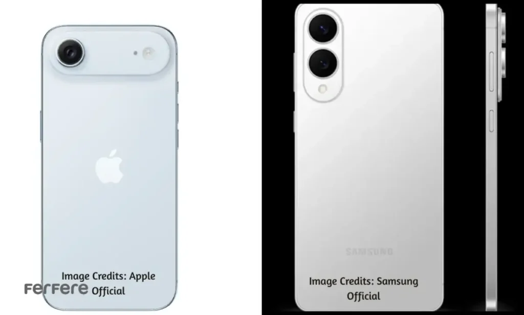 مقایسه آیفون Air و سامسونگ Galaxy S25 Edge