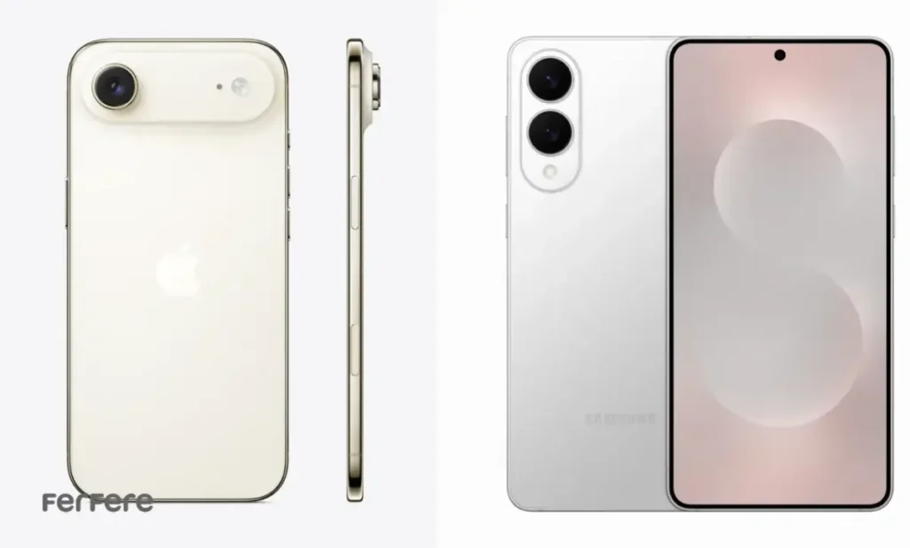 مقایسه آیفون Air و سامسونگ Galaxy S25 Edge