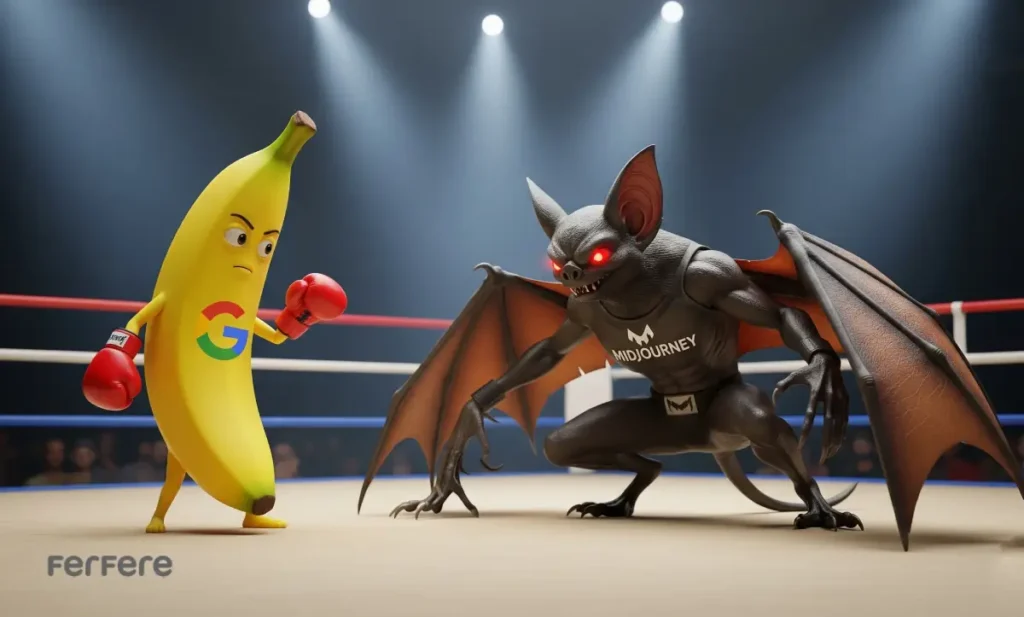 مقایسه هوش مصنوعی نانو بنانا و میدجرنی