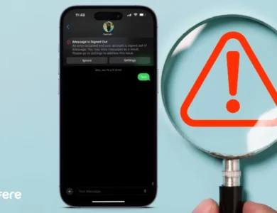 رفع خطای iMessage در آیفون