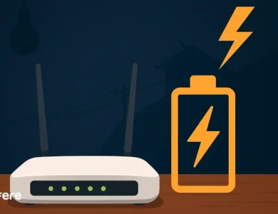 روشن کردن مودم در زمان بی برقی