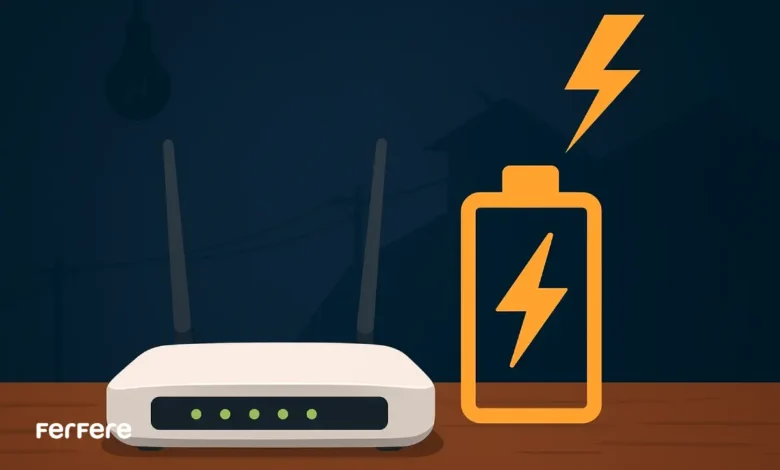 روشن کردن مودم در زمان بی برقی