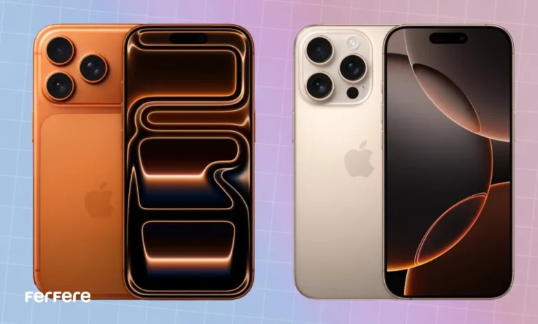 مقایسه آیفون ۱۷ پرو و آیفون ۱۶ پرو