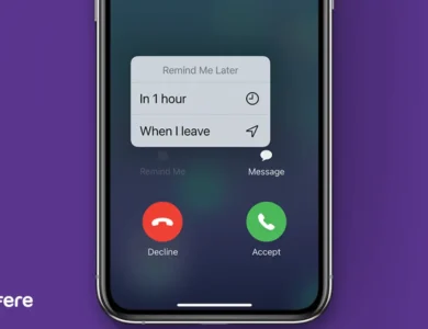 قابلیت Callback Reminder آیفون
