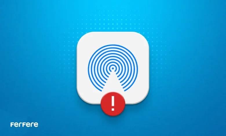 رفع مشکل ایردراپ آیفون