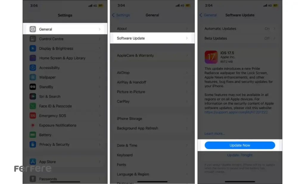 رفع ارور This Accessory May Not Be Supported