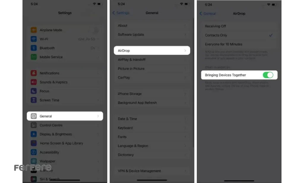 آموزش NameDrop در آیفون