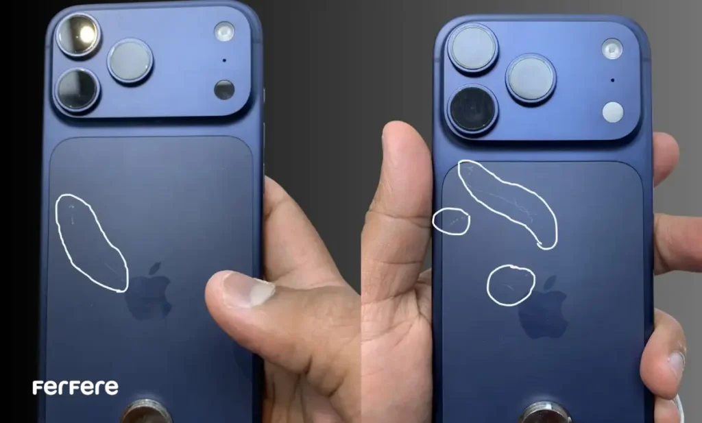 خراش پذیری آیفون ۱۷ پرو