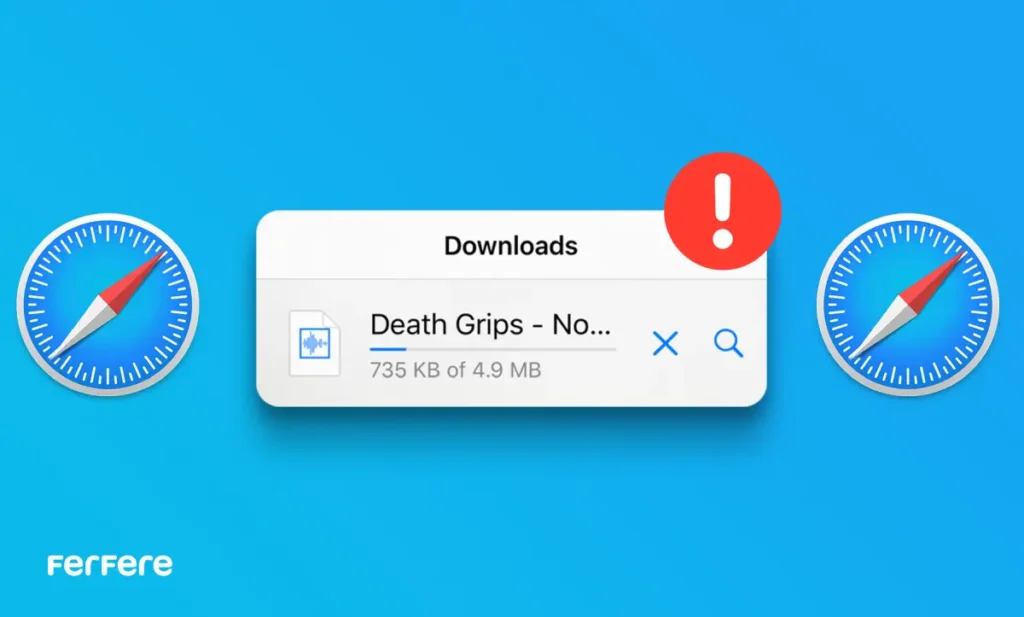 مدیریت دانلودها در Safari آیفون