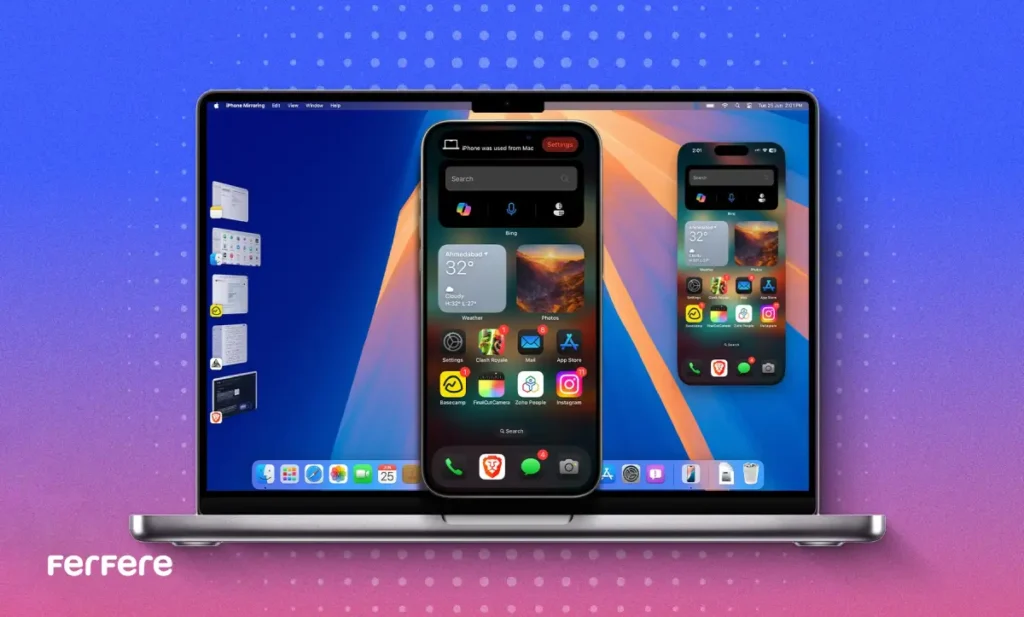 فعالسازی iPhone Mirroring