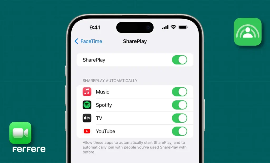 قابلیت SharePlay در آیفون
