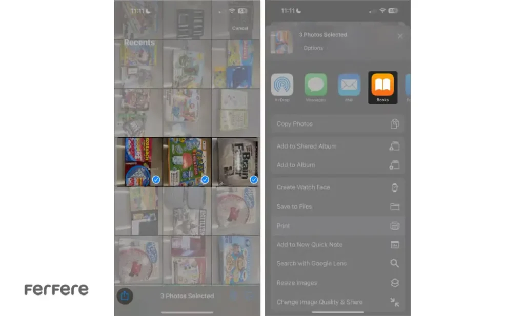 تبدیل عکس به PDF در آیفون