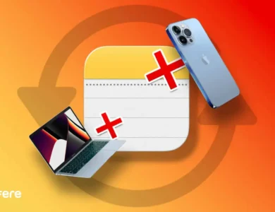 همگام‌سازی یادداشت‌های آیفون روی مک