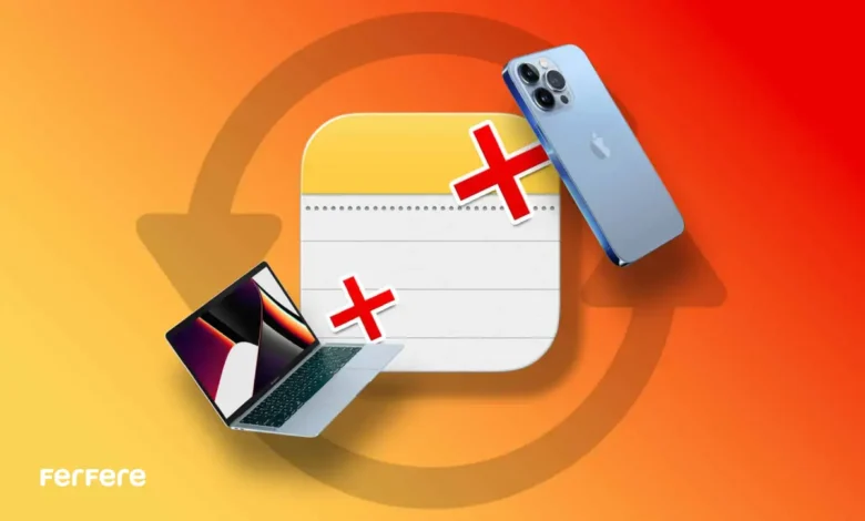 همگامسازی یادداشتهای آیفون روی مک