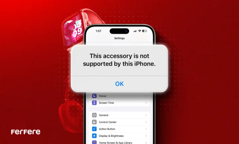 رفع ارور This Accessory May Not Be Supported