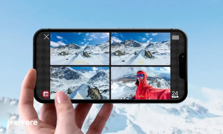 ضبط همزمان با دو دوربین در آیفون 17