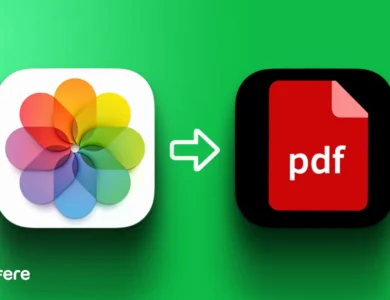 تبدیل عکس به PDF در آیفون