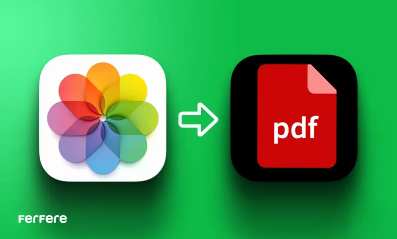 تبدیل عکس به PDF در آیفون