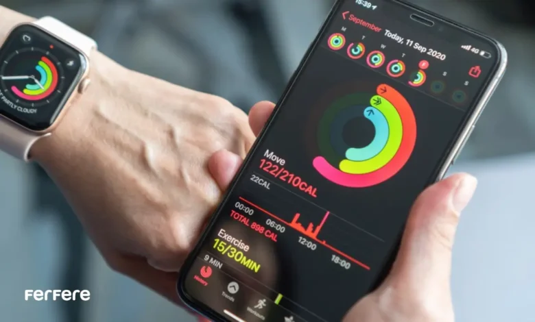 اشتراک گذاری فعالیت اپل واچ با آیفون