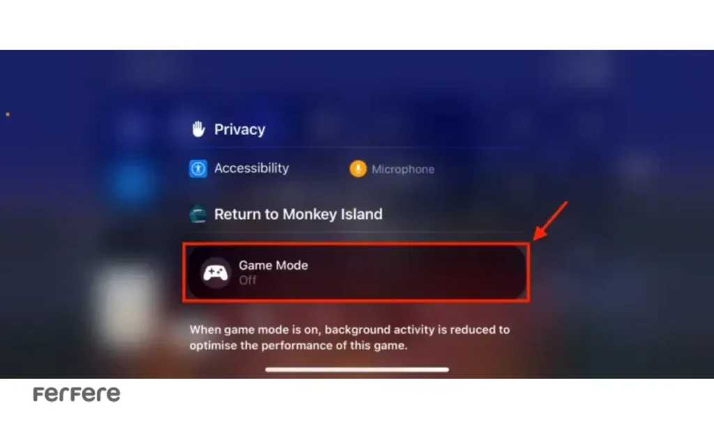 گیم مود آیفون