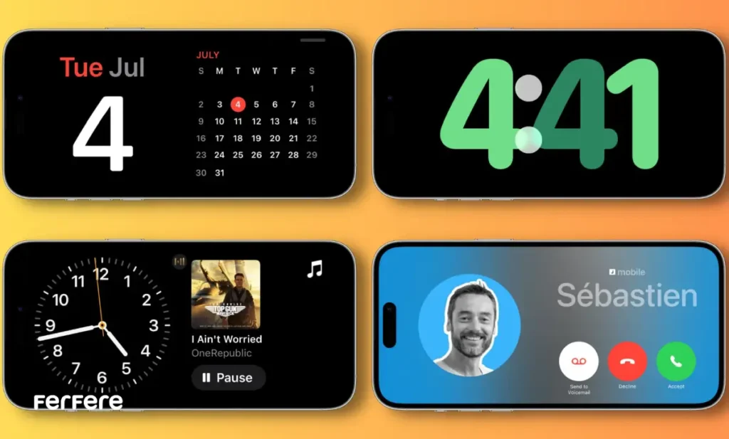 حالت StandBy آیفون