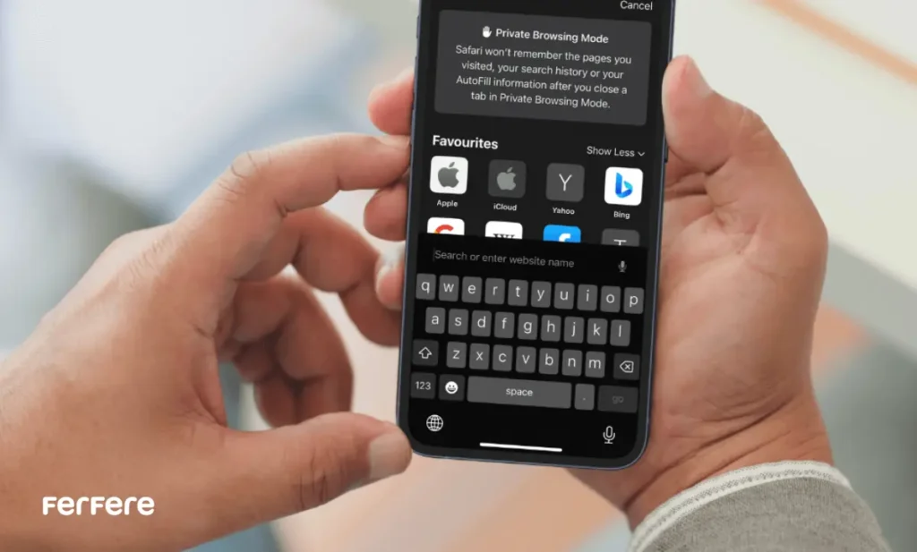 پاک کردن تاریخچه کیبورد آیفون