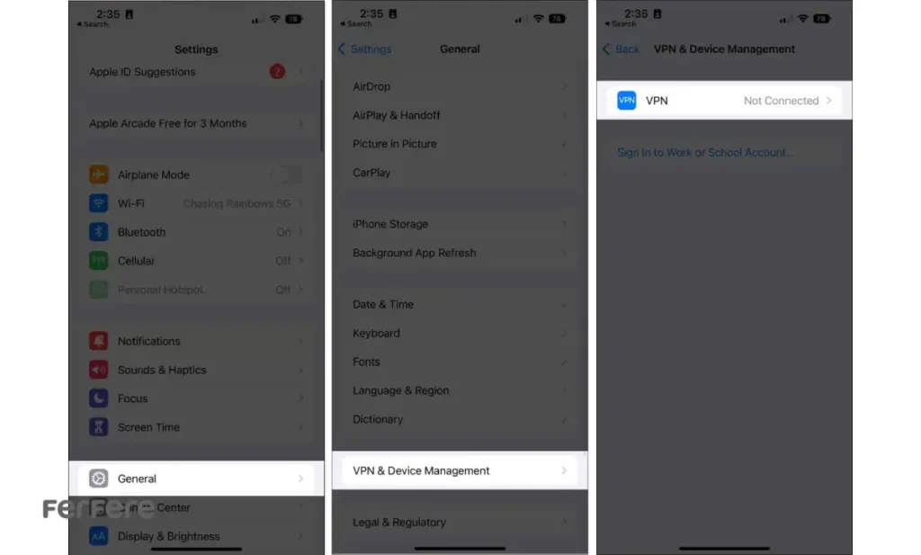 مشکل اتصال به App Store آیفون