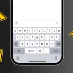 رفع لگ کیبورد آیفون